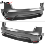 2017-2023 Tesla Model 3 IKON Style Rear Bumper Cover W/Reflectors PP
