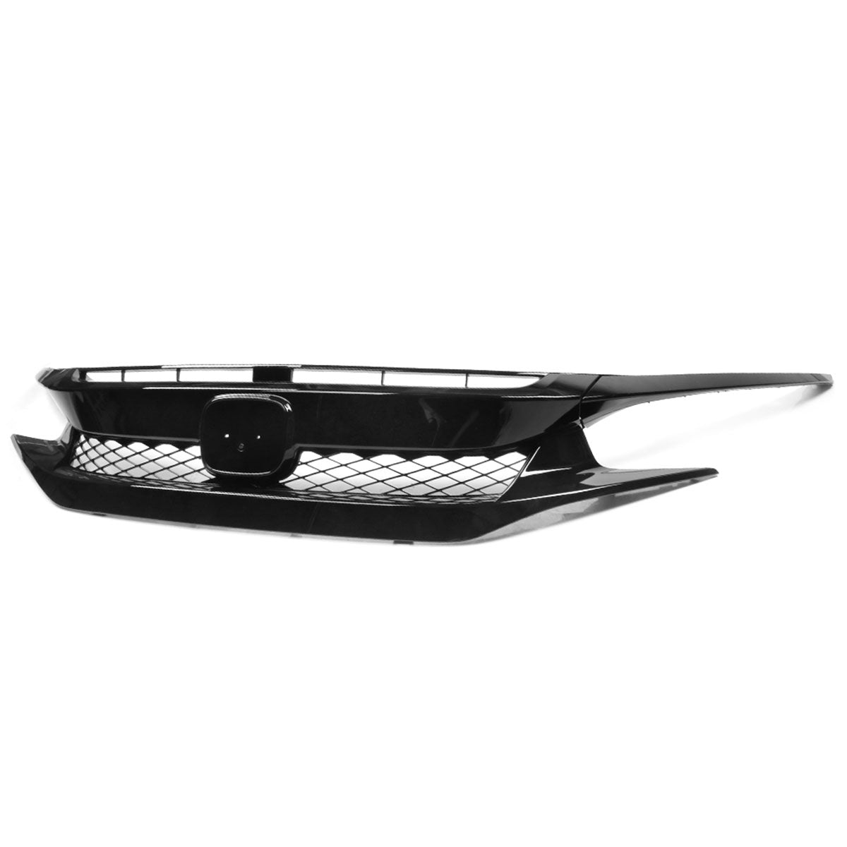 2019-2021 Honda Civic Sedan Coupe Gloss Black Front Grille Eyebrows