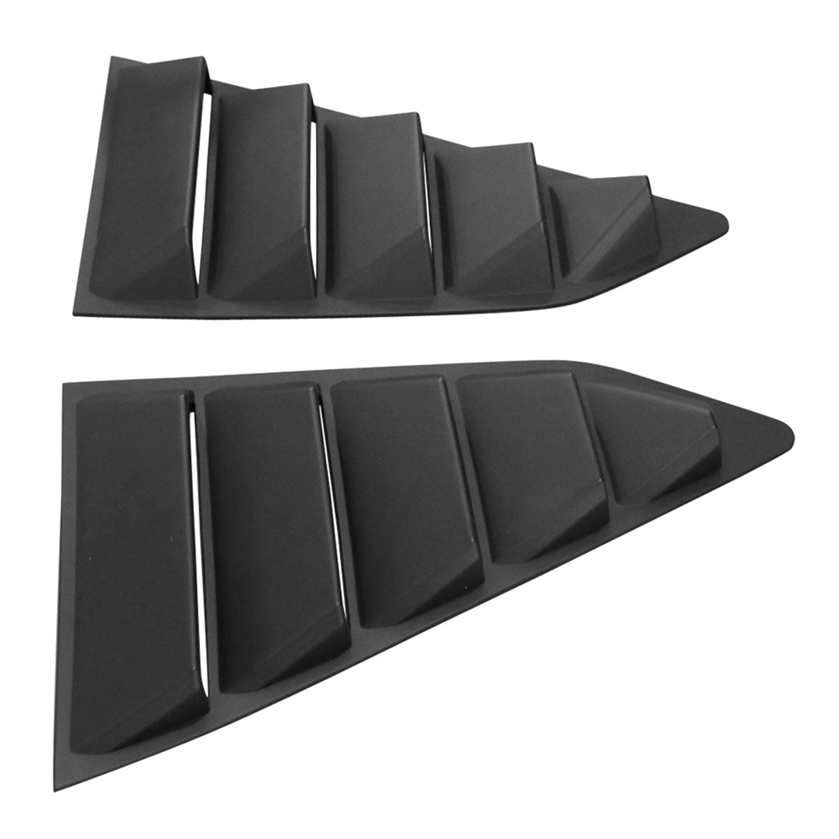 2014-2019 Chevy Corvette C7 Classic Style Side Rear Window Louvers ABS