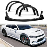 2015-2023 Dodge Charger Widebody Style Fender Flares+Front Lip ABS
