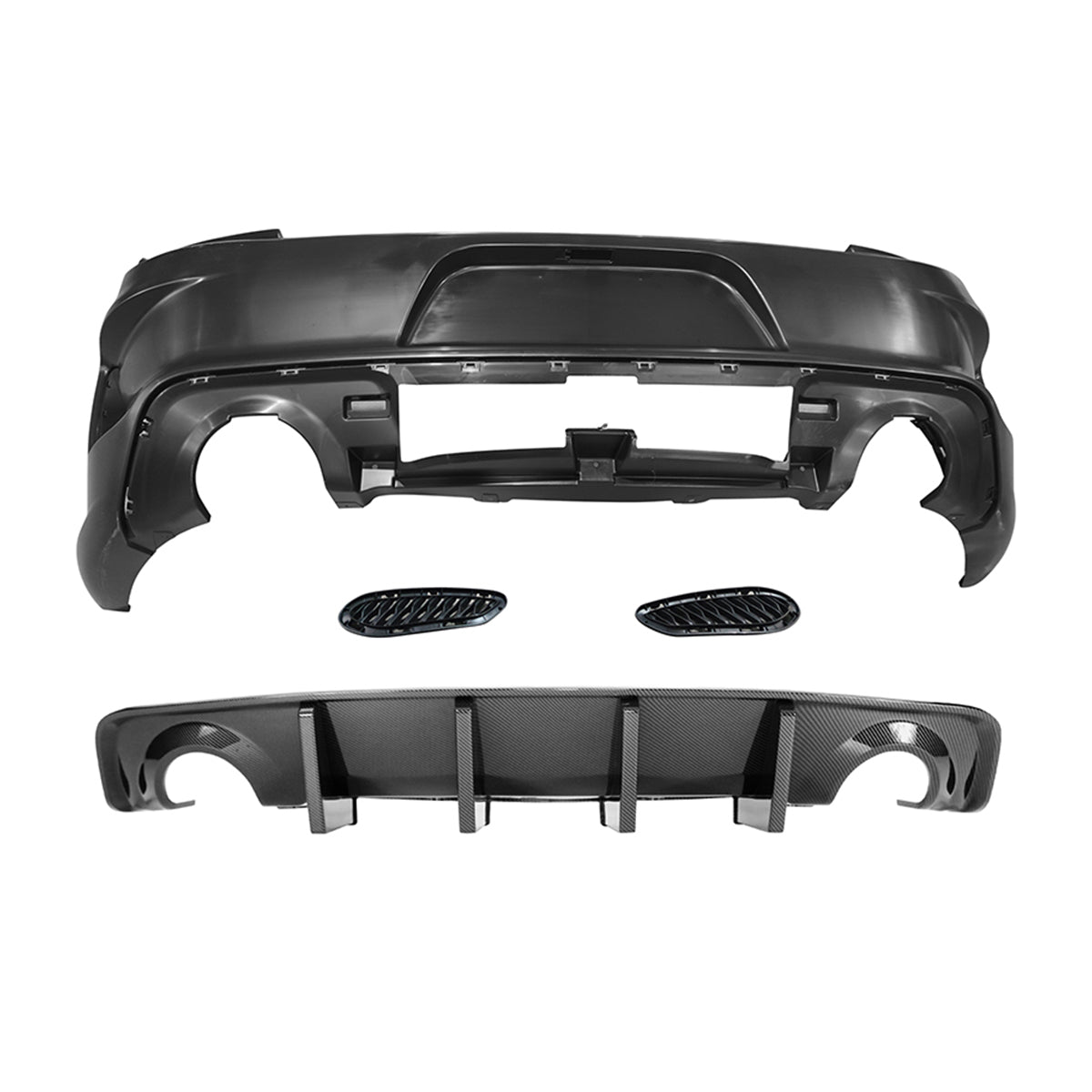 2015-2023 Dodge Charger Widebody CFL Whole Bumper Kits Diffuser PP