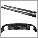 2015-2023 Dodge Charger Widebody Gloss Whole Bumper Kits Diffuser PP