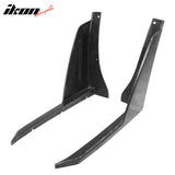2014-2016 Scion TC Unpainted Black Front Bumper Lip Front Winglets PU