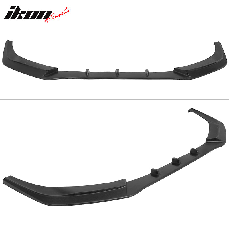 2014-2016 Scion TC Unpainted Black Front Bumper Lip Front Winglets PU