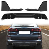 2019-2023 BMW G05 X5 M Sport Black Rear Aprons Rear Diffuser ABS 2PCS