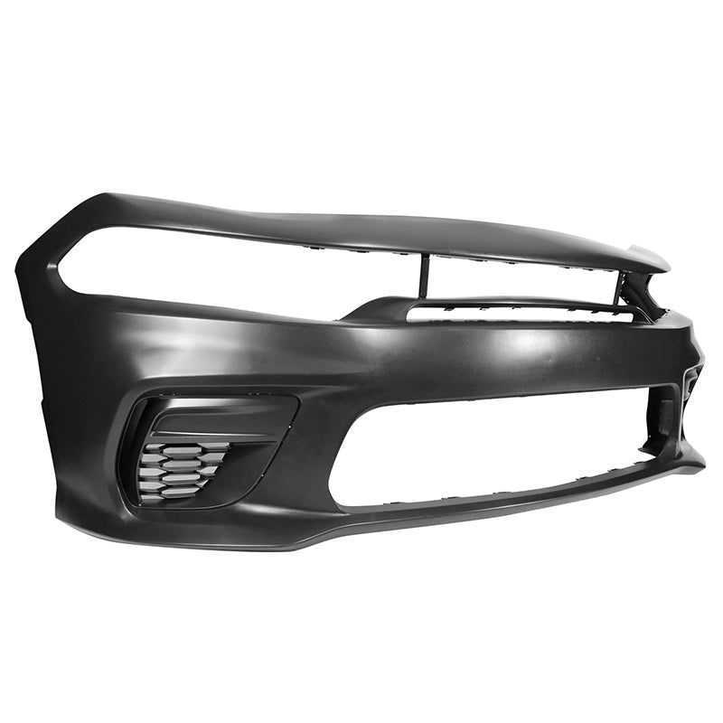 2015-2023 Dodge Charger Front Bumper & Grille Sedan Widebody Black PP