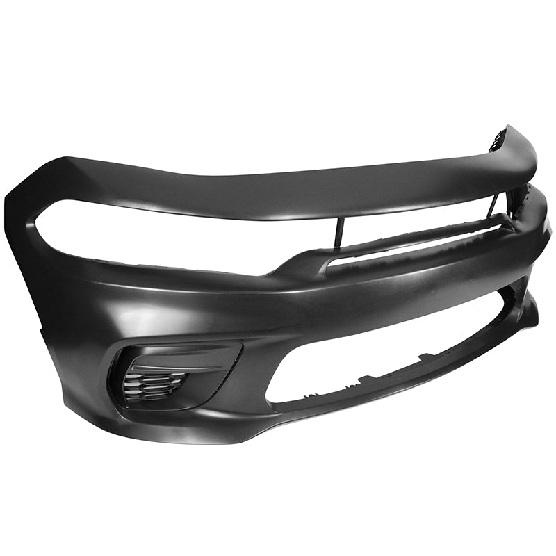 2015-2023 Dodge Charger Widebody SRT Black Front Bumper W/ LED Kits PP