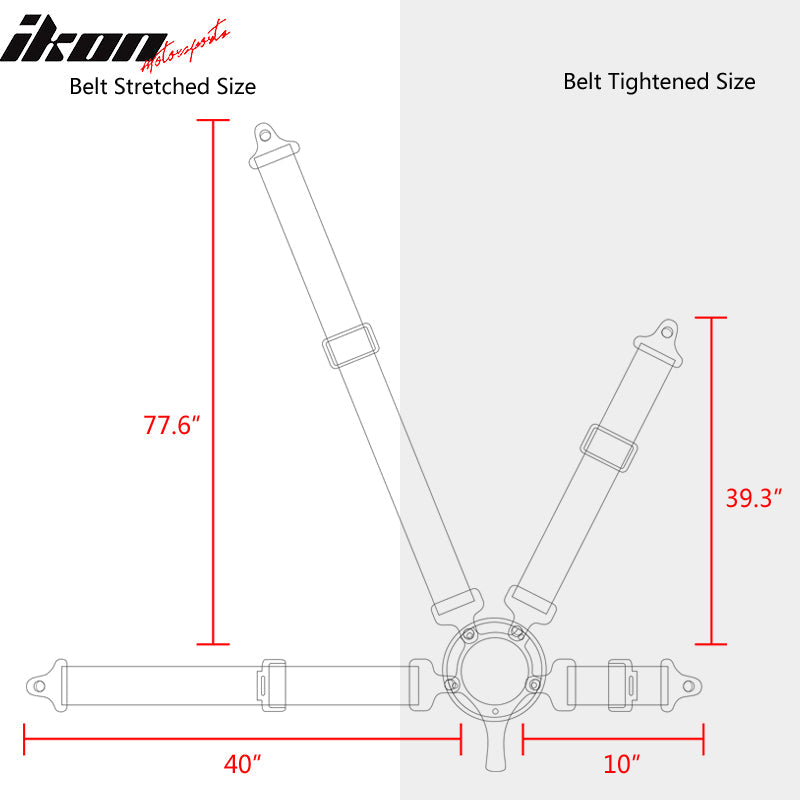 Universal Brown Racing Seat with Dual Slider 6 Point Cam-lock Belt PU