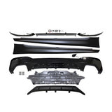 Fit 2021-2023 BMW G30 G31 M550i Rear Diffuser+Front Bumper Lip+Side Sk
