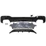 Fit 2021-2023 BMW G30 G31 M550i Rear Diffuser+Front Bumper Lip+Side Sk