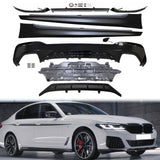Fits 2021-2023 BMW G30 MP Type 1 Rear Diffuser+Front Bumper Lip+Side S