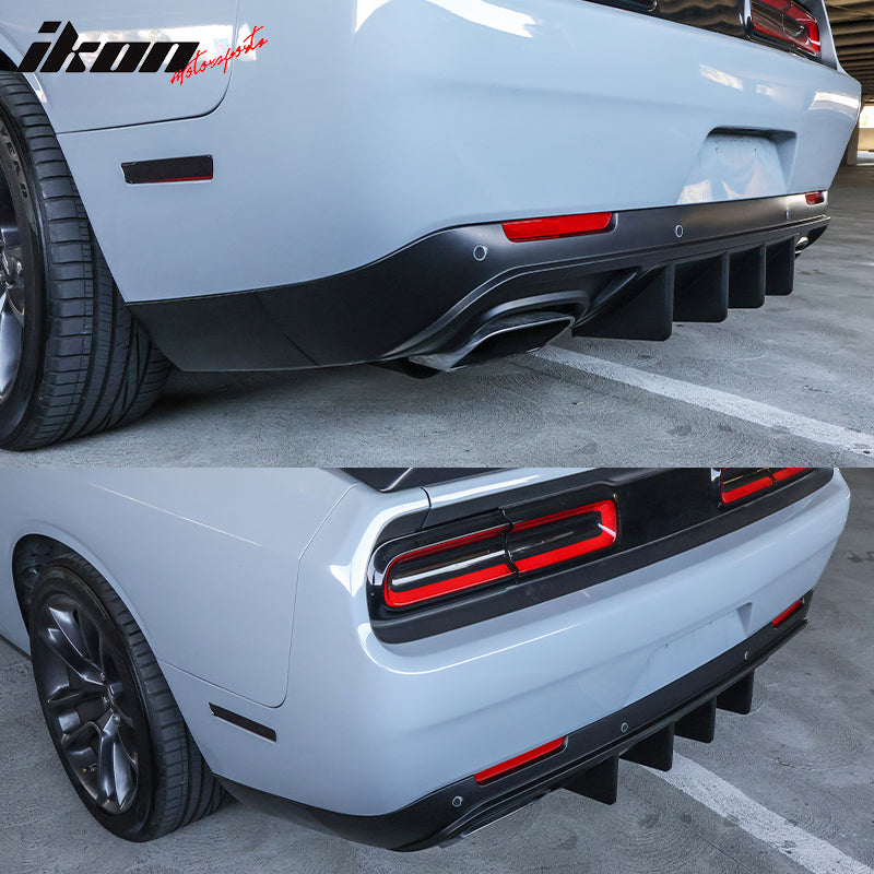 2015-2024 Dodge Challenger IKON Rear Bumper Diffuser PP