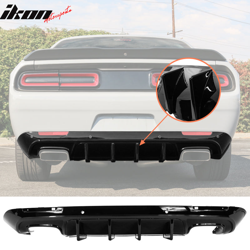2015-2024 Dodge Challenger IKON Rear Bumper Diffuser PP