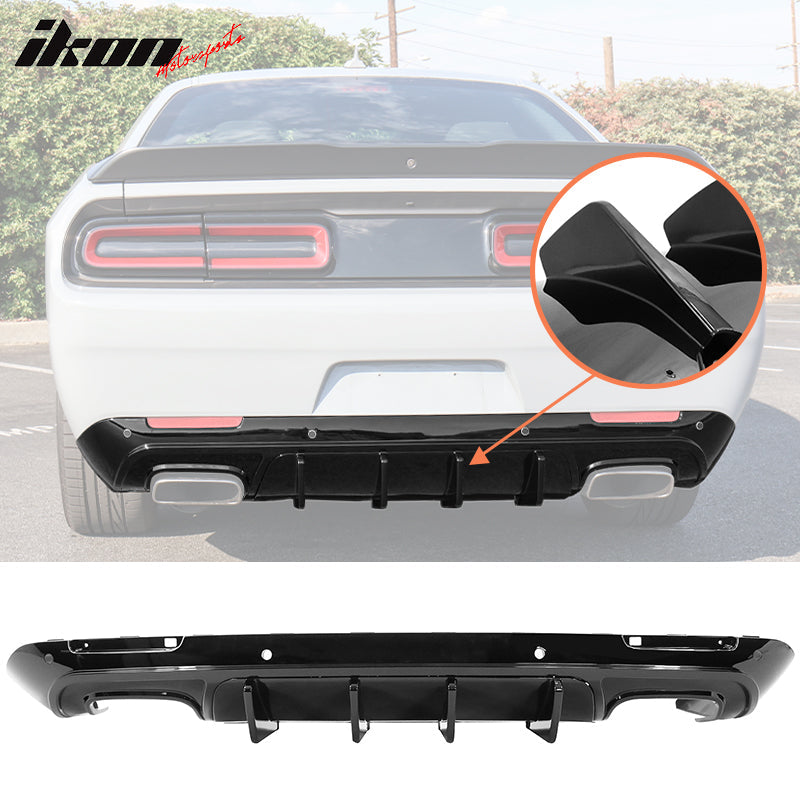 2015-2024 Dodge Challenger IKON Rear Bumper Diffuser PP