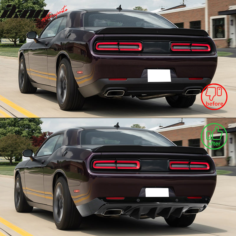 2015-2024 Dodge Challenger IKON Rear Bumper Diffuser PP