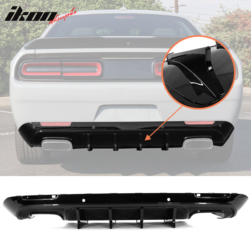 2015-2024 Dodge Challenger IKON Rear Bumper Diffuser PP