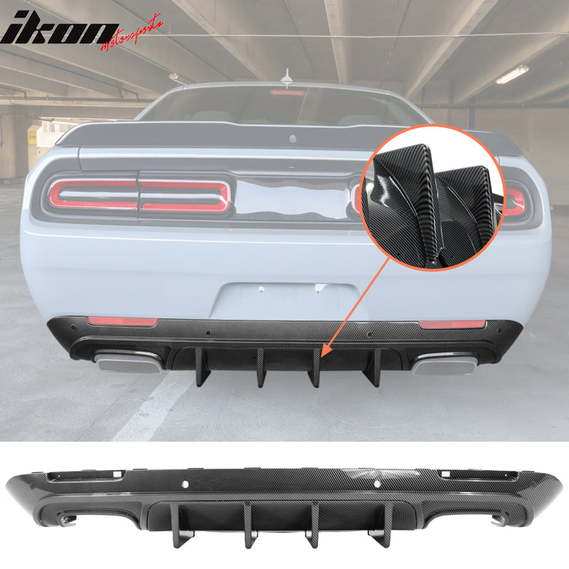 2015-2024 Dodge Challenger IKON Rear Bumper Diffuser PP