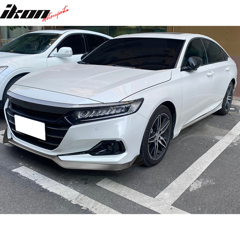 2021-2022 Honda Accord IKON V4 3PCS Front Bumper Lip PP