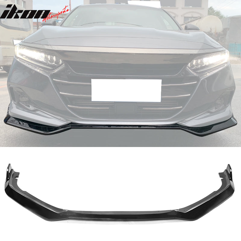 2021-2022 Honda Accord IKON V4 3PCS Front Bumper Lip PP