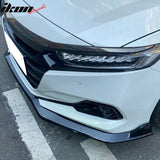 2021-2022 Honda Accord IKON V4 3PCS Front Bumper Lip PP