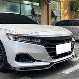 2021-2022 Honda Accord IKON V4 3PCS Front Bumper Lip PP