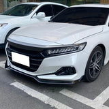 2021-2022 Honda Accord IKON V4 3PCS Front Bumper Lip PP