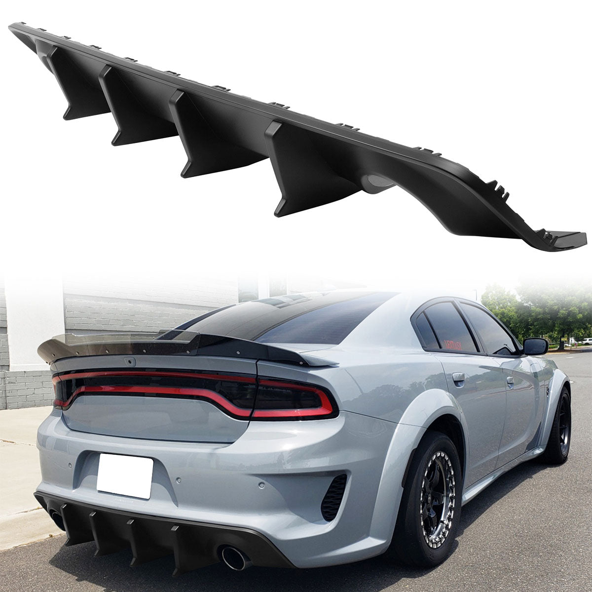2020-2023 Charger Widebody Rear Diffuser 2PCS PP