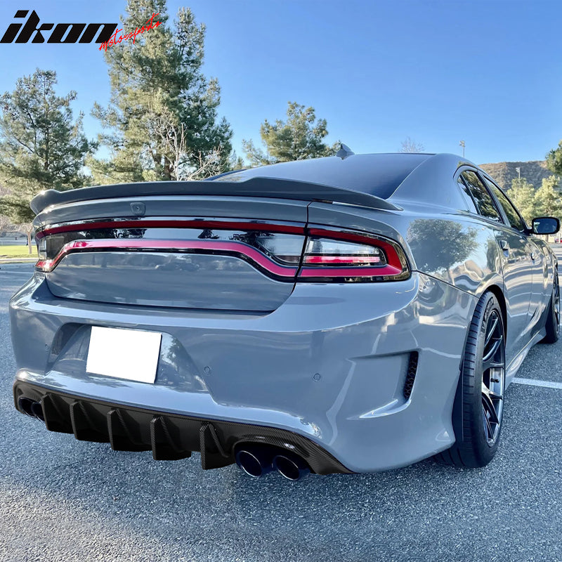 2015-2023 Dodge Charger Quad Exhaust Rear Bumper Diffuser 2PCS
