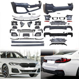 2021-2023 BMW G30 M Sport Front Rear Bumper Diffuser Lip Side Skirt