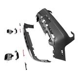 2008-2014 Dodge Challenger 2015+ SRT Hellcat Rear Bumper + V3 Diffuser