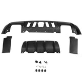 2008-2014 Dodge Challenger Front+Rear Bumper Cover+Lip+Diffuser PP