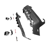 2008-2014 Dodge Challenger Front+Rear Bumper Cover+Lip+Diffuser PP
