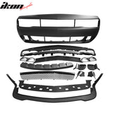 2008-2014 Dodge Challenger Front+Rear Bumper Cover+Lip+Diffuser PP