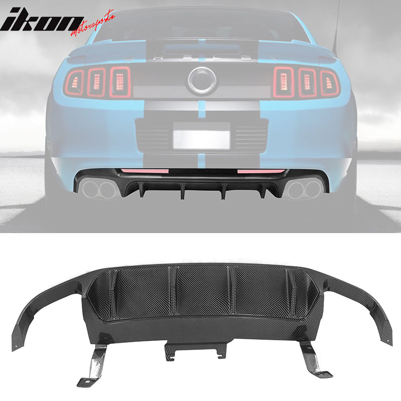 2013-2014 Ford Mustang GT500 Rear Diffuser Lip + Fin PP
