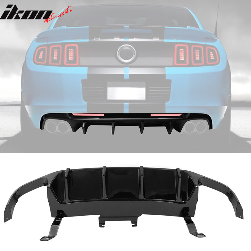 2013-2014 Ford Mustang GT500 Rear Diffuser Lip + Fin PP