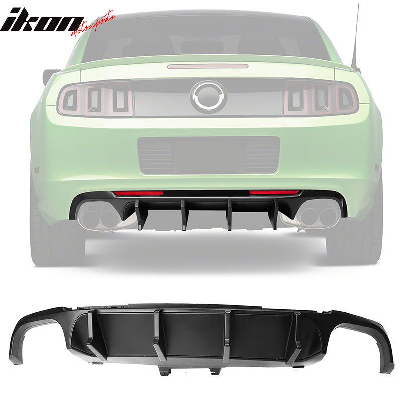 2013-2014 Ford Mustang GT500 Rear Diffuser Lip + Fin PP