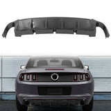 2013-2014 Ford Mustang V6 GT Carbon Fiber Print Rear Bumper Lip V2 PP