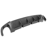 2013-2014 Ford Mustang V6 GT Carbon Fiber Print Rear Bumper Lip V2 PP