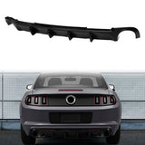2013-2014 Ford Mustang V6 GT Carbon Fiber Print Rear Bumper Lip V2 PP