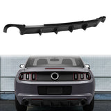 2013-2014 Ford Mustang V6 GT Carbon Fiber Print Rear Bumper Lip V2 PP