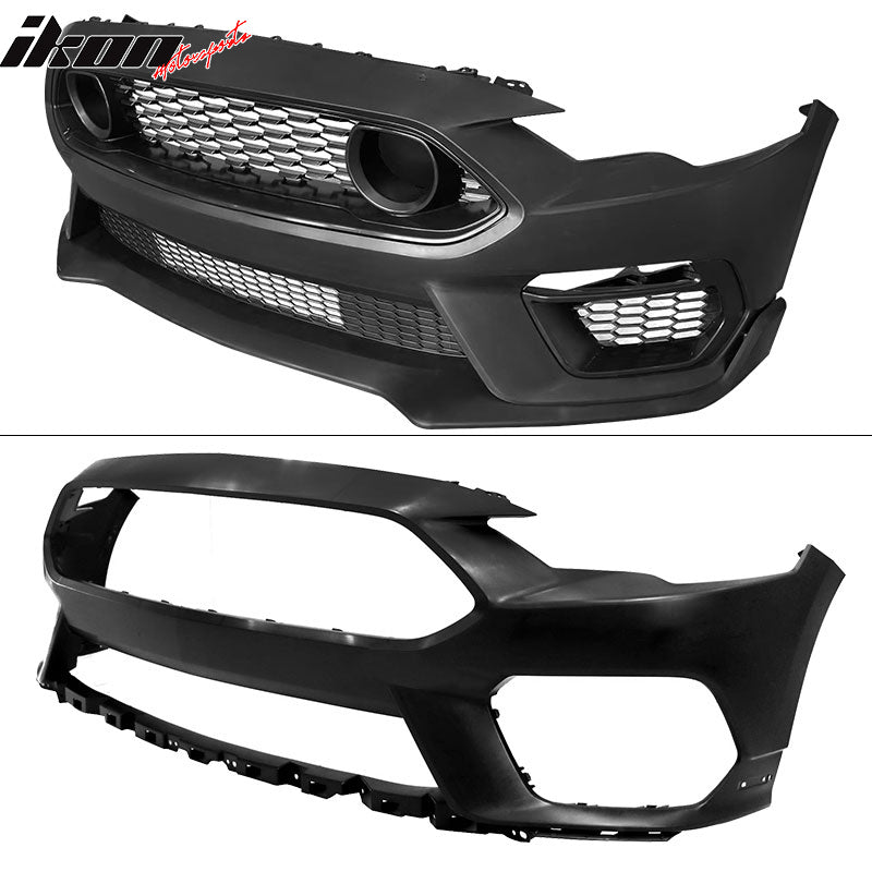 2018-2023 Ford Mustang Mach 1 Style Unpainted Front Bumper Cover PP