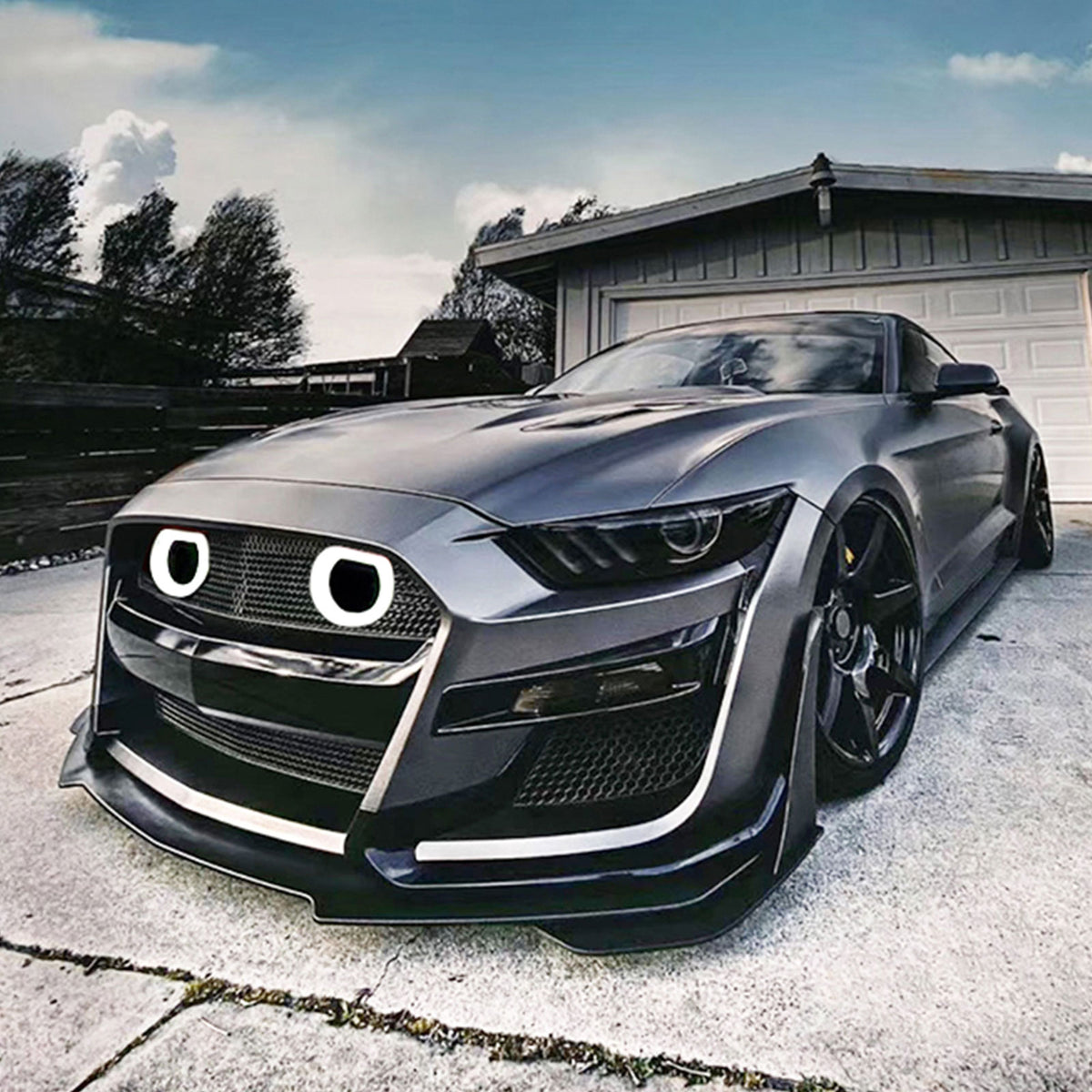 2015-2017 Mustang GT500 Front Bumper Painted