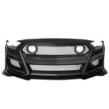 2018-2023 Ford Mustang GT500 Style Front Bumper Cover Lip LED Grille