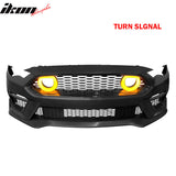 2018-2023 Ford Mustang Mach 1 Front Bumper Cover LED Grille Headlights