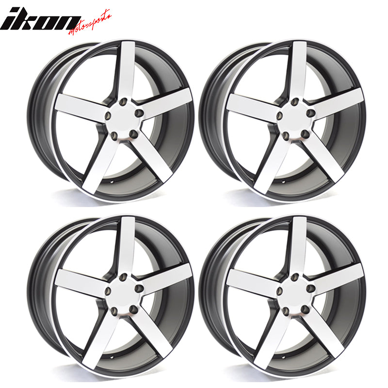 4PCS 19X8.5 +35 5X120 5 Spoke Wheels/Rims For Acura BMW Chevy Honda Le
