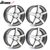 4PCS 19X8.5 +35 5X120 5 Spoke Wheels/Rims For Acura BMW Chevy Honda Le