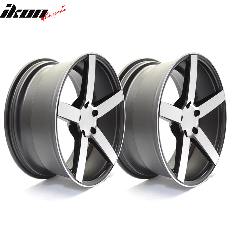 4PCS 19X8.5 +35 5X120 5 Spoke Wheels/Rims For Acura BMW Chevy Honda Le