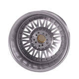 (2) 17X10 +25 5X100 / 5X114.3 Step Lip Deep Dish Mesh Wheels Rims