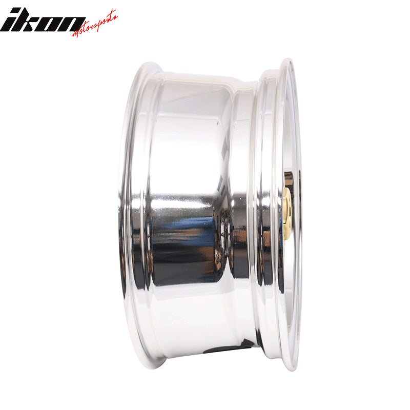 (2) 18X8.0 +35 5X114.3 / 5X120 Step Lip Deep Dish Mesh Wheels Rims