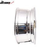(2) 18X8.0 +35 5X114.3 / 5X120 Step Lip Deep Dish Mesh Wheels Rims